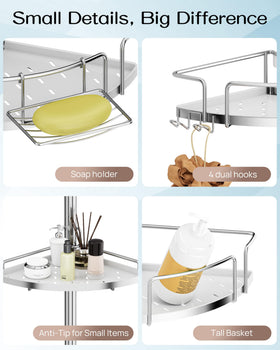 ALLZONE removable trays keep items level and make cleaning simple.