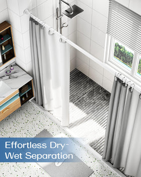 ALLZONE white finish blends with any decor and space