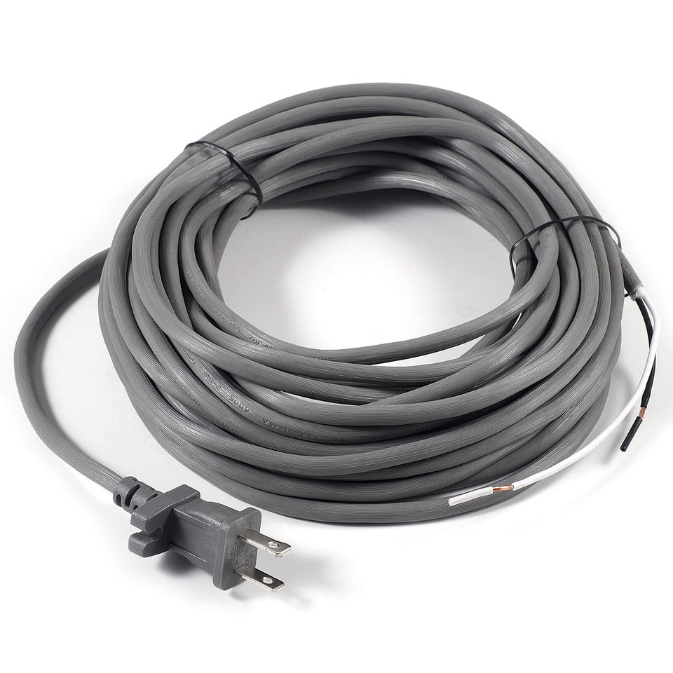Alocs 36ft power cord for Shark Navigator Pro enables long reach for uninterrupted cleaning.