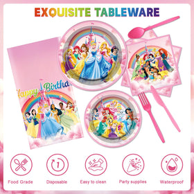 alotfs Princess large plates accommodate meals for up to ten