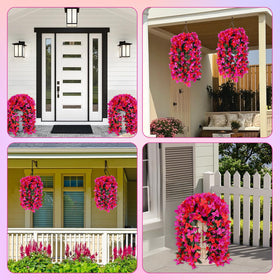 Alotiki Bougainvillea porch garden decor with flexible stems for porches and walkways.