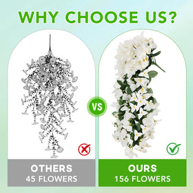 Alotiki Bougainvillea white wreath idea enables versatile porch decor for events.