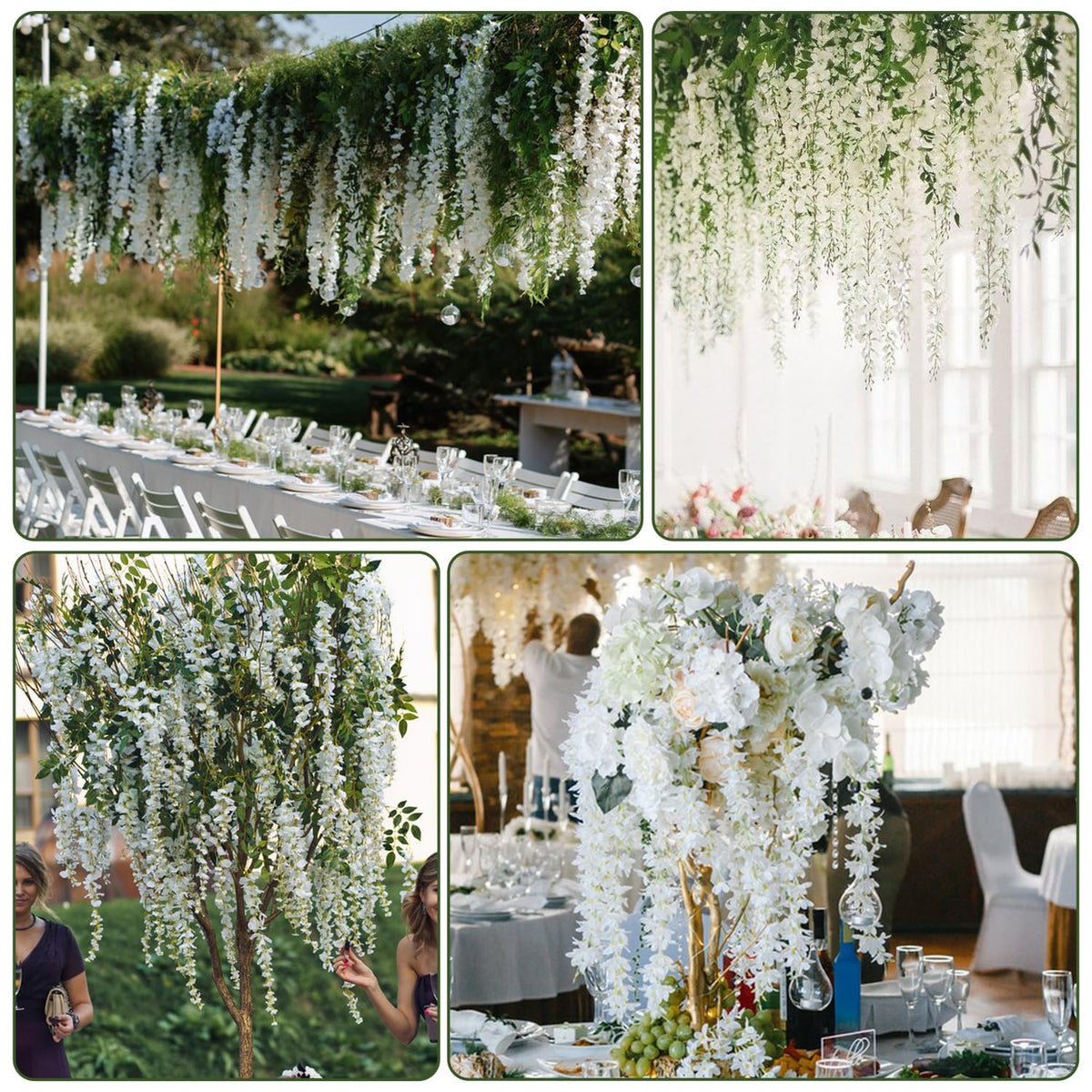 Alotiki Wisteria packaging view highlighting quantity for events and bulk decor.