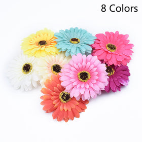 Alpertie silk flower head close-up showing realistic texture and color