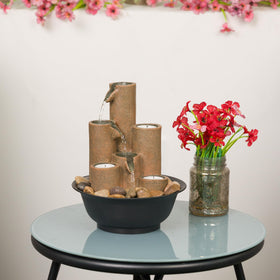 Alpine WCT202 compact tabletop fountain fits small spaces while providing ambient sound.