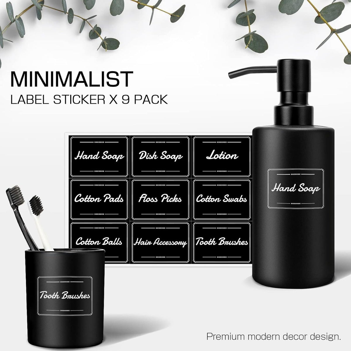ALPIRIRAL nine waterproof labels for easy item labeling