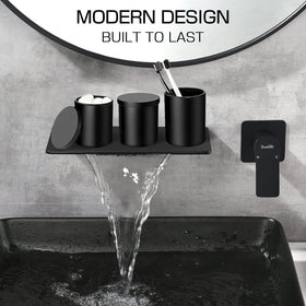 ALPIRIRAL thickened-glass base adds durability in moist bathrooms