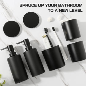 ALPIRIRAL q-tip and cotton ball holder maintains tidy vanity