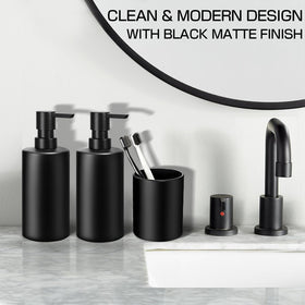 ALPIRIRAL toothbrush holder with matte finish keeps brushes organized