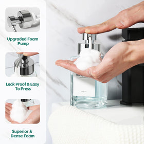 ALPIRIRAL rich foam from liquid soap reduces usage