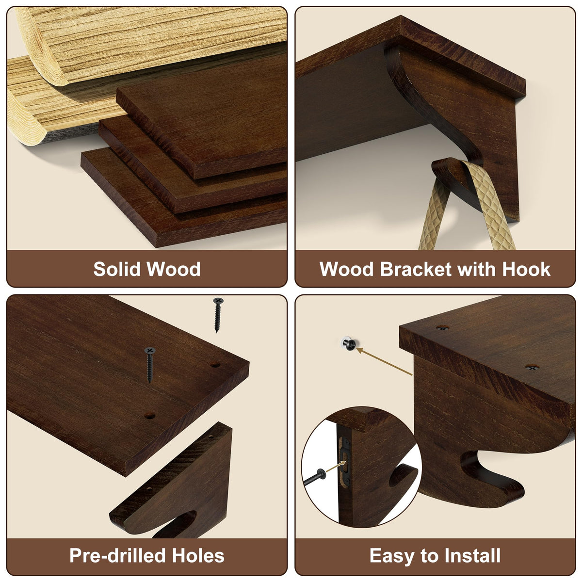 Alsonerbay each shelf holds up to 18 pounds for compact storage.