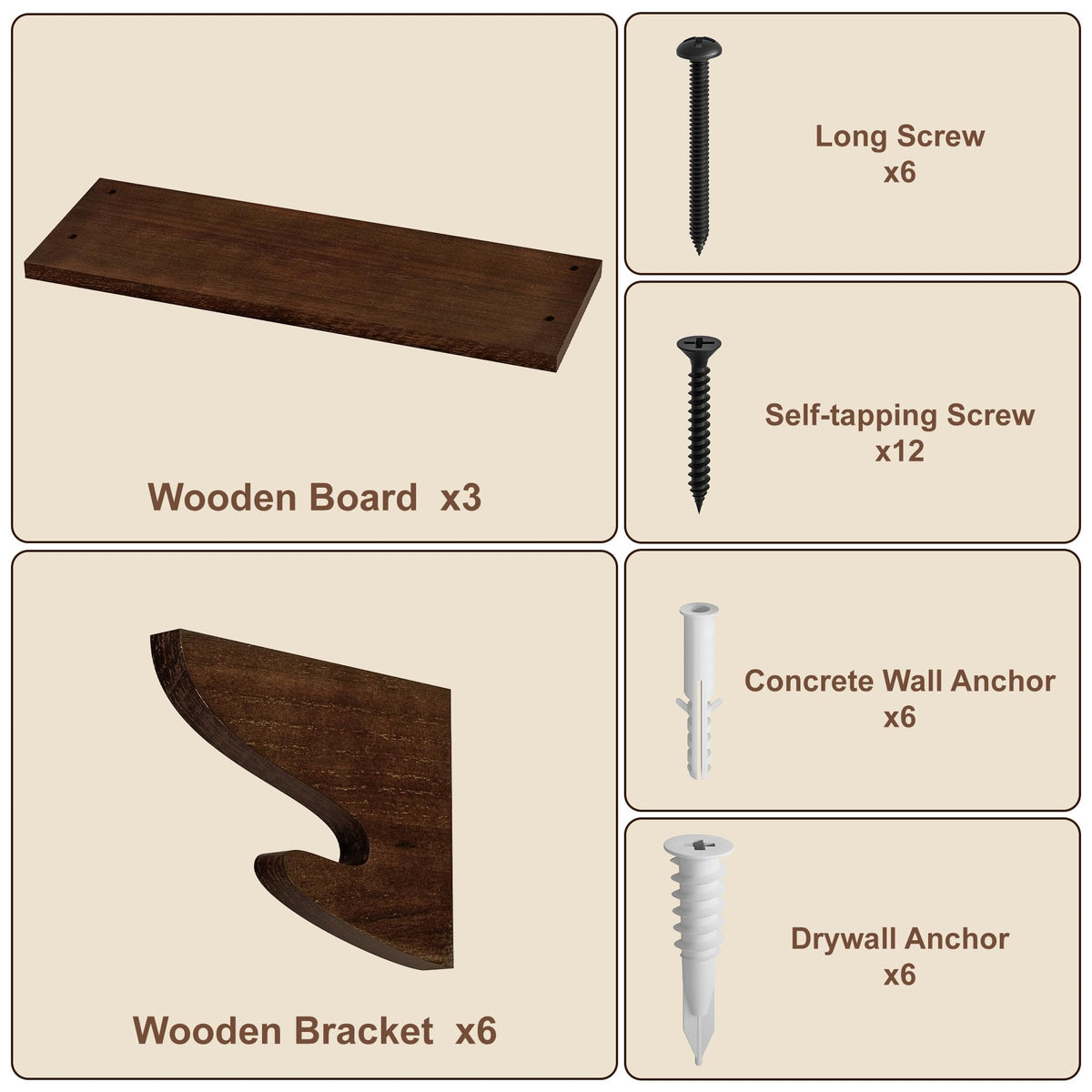 Alsonerbay versatile placement supports horizontal vertical or scattered wall layouts.