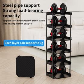 Altdnmaf black shoe rack in bedroom or entryway for compact storage