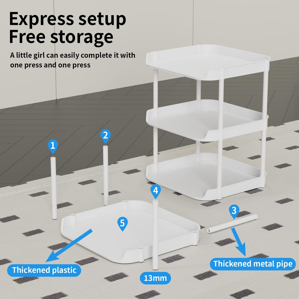 Altdnmaf narrow shoe storage rack dividers insert shows adjustable shelves