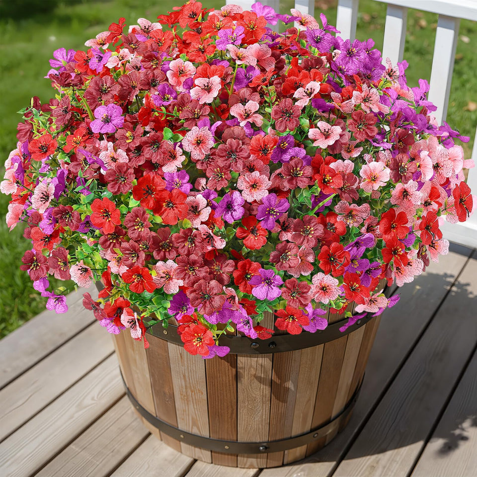 Alupssuc 24 bundles with eucalyptus for outdoor décor, UV-protected and long-lasting.