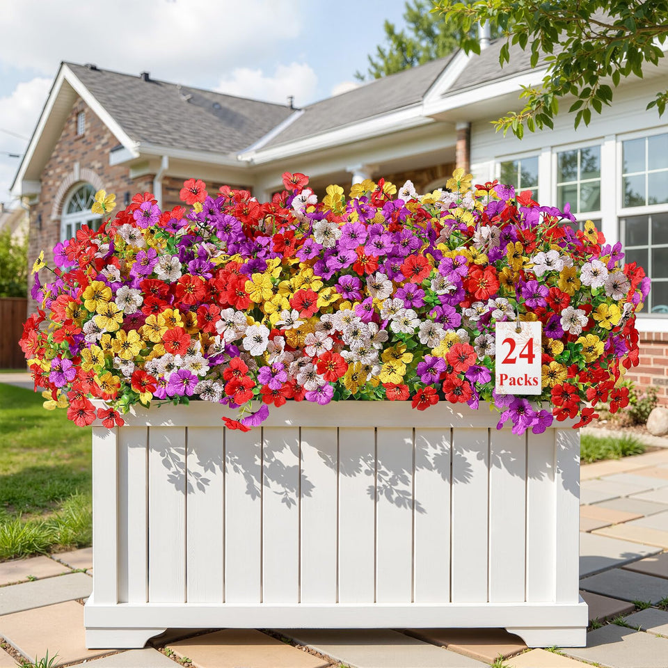 Alupssuc 24 bundle daisies for outdoor color and easy maintenance.