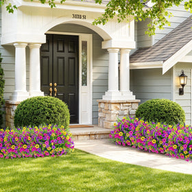 Alupssuc bell grass bundles artificial for privacy and texture