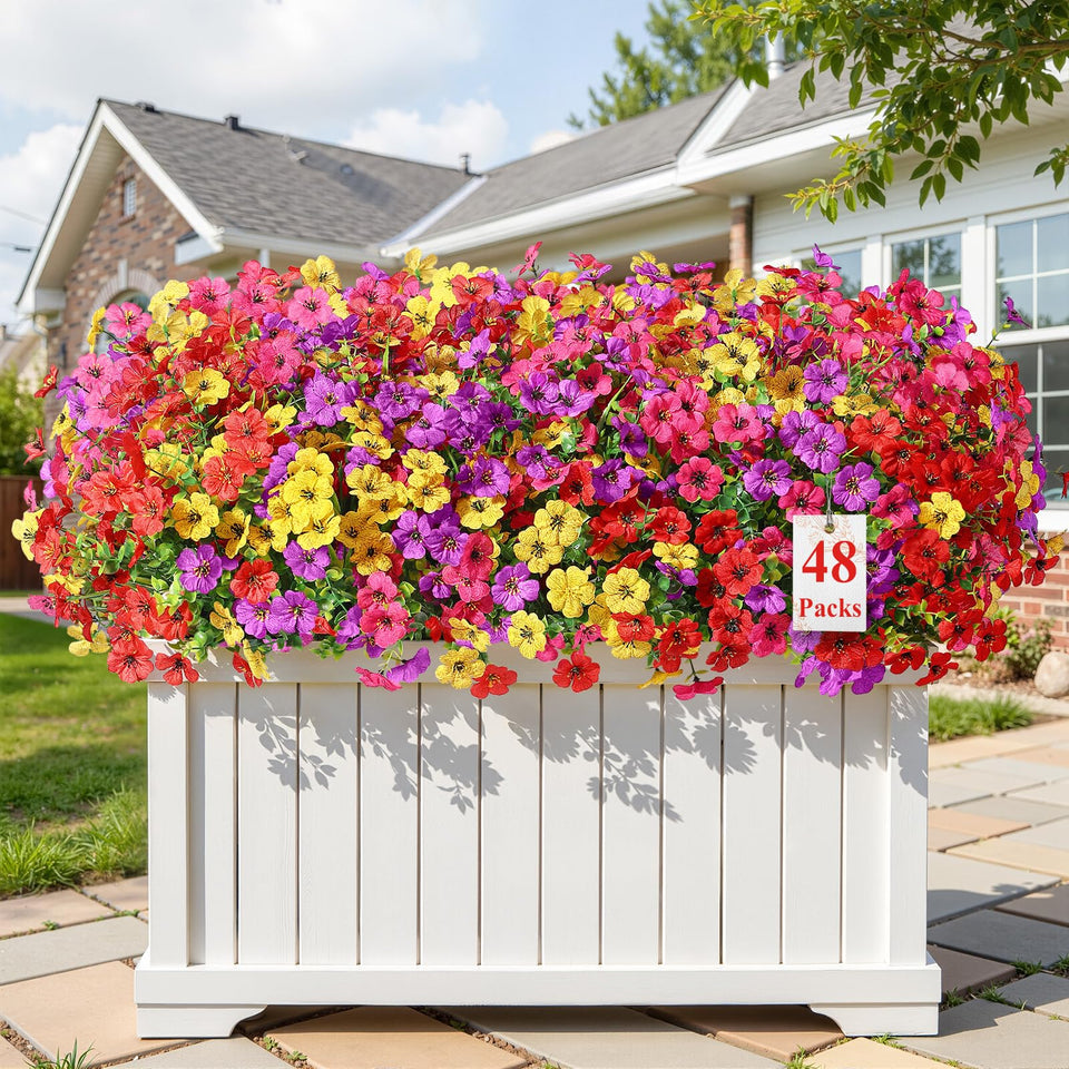 Alupssuc daisy bundle outdoor decor showing vibrant color for porch or garden