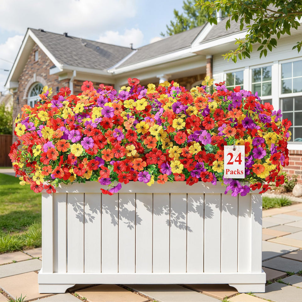 Alupssuc daisy bundles for outdoor porch add vibrant color year-round.