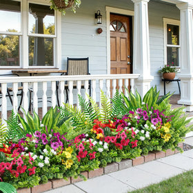 Alupssuc diy wreath bouquet setup highlights flexible stems for craft projects.