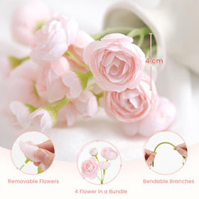 Alupssuc maintenance-free flowers stay fresh-looking without water or care.