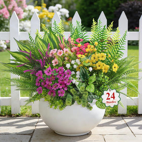 Alupssuc fade-resistant decor withstands sun and rain without fading.