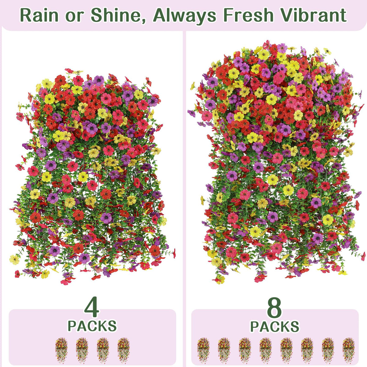 Alupssuc no-maintenance blooms stay fresh without watering or soil.