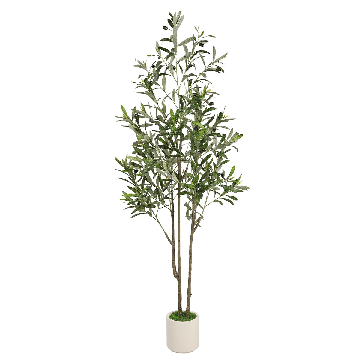 Alupssuc 5ft olive tree with lifelike trunk detail for home decor