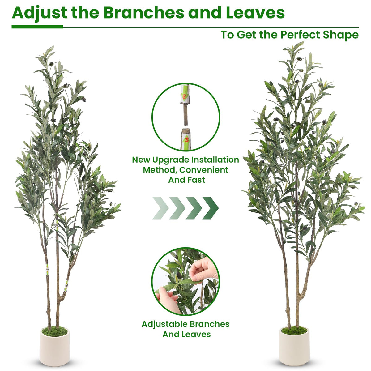 Alupssuc 5ft tree ready to install in minutes