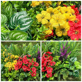 Alupssuc outdoor garden arrangement demonstrates weather-ready decor for porches and walkways.