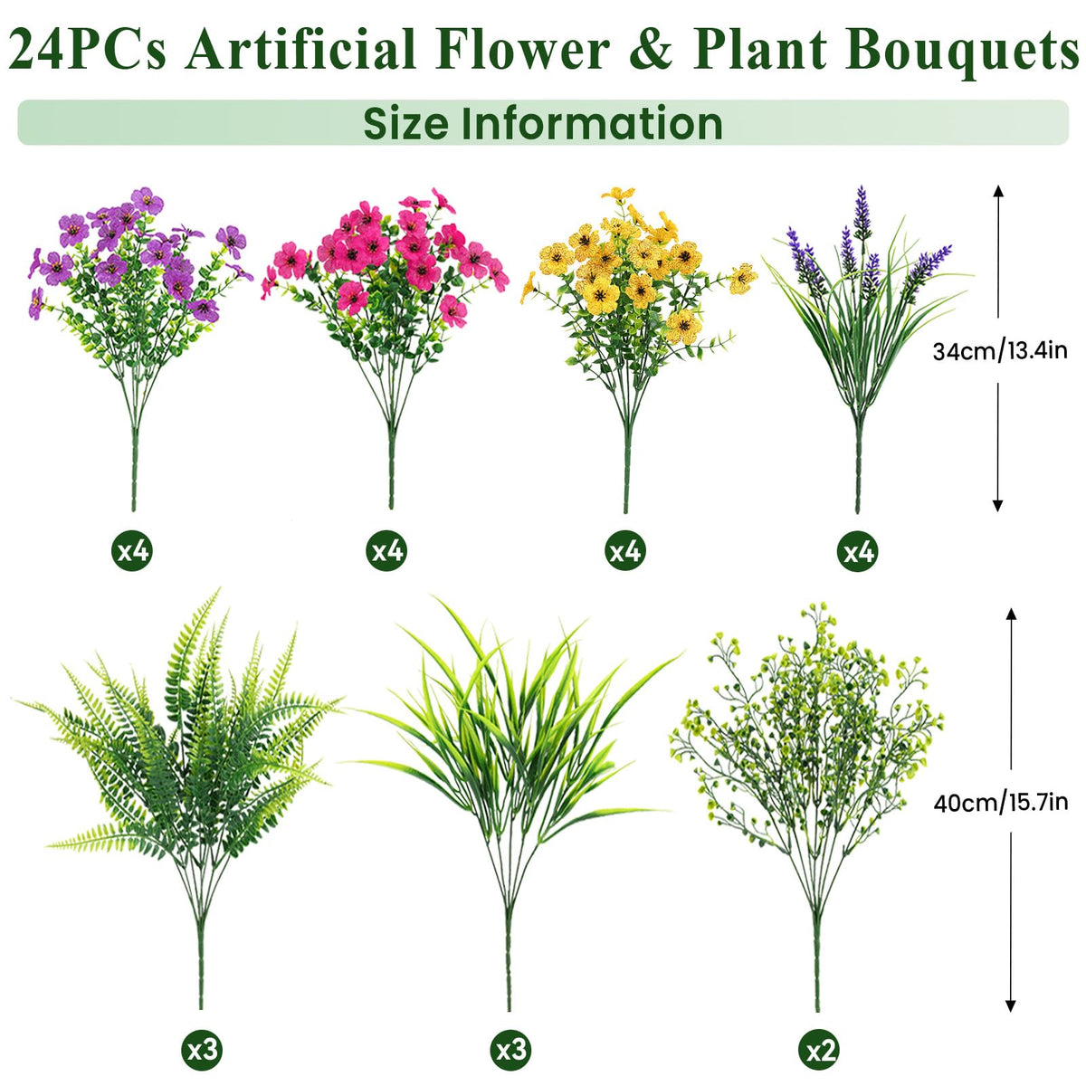 Alupssuc purple daisy branch outdoor artificial flower for balcony accents
