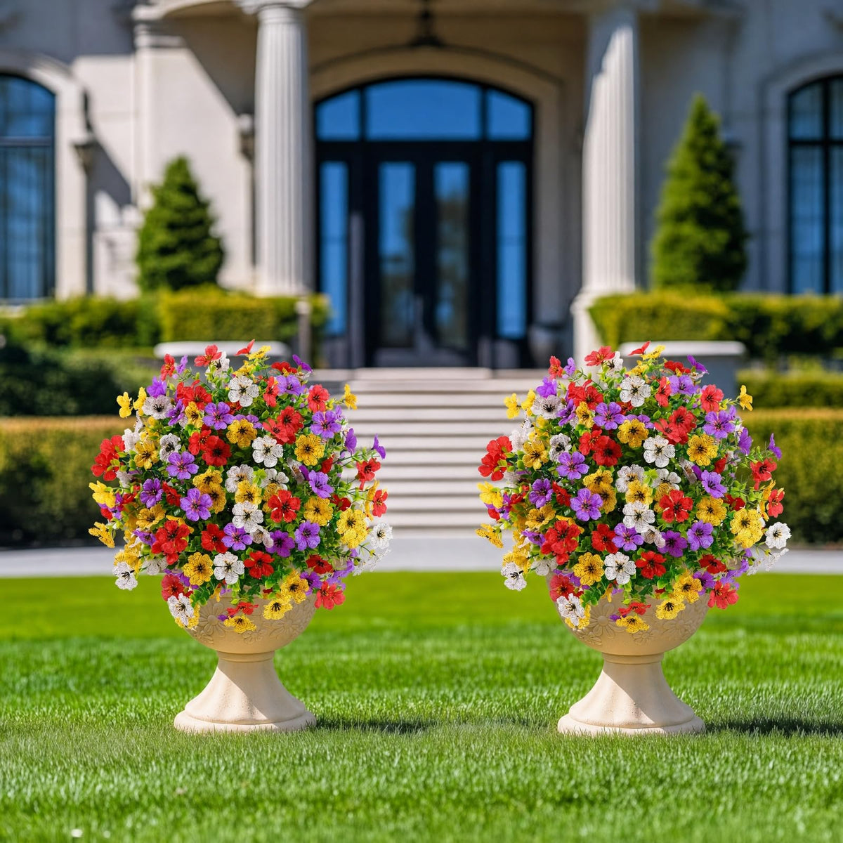 Alupssuc 20-inch topiary ball wind-stability for yard use.