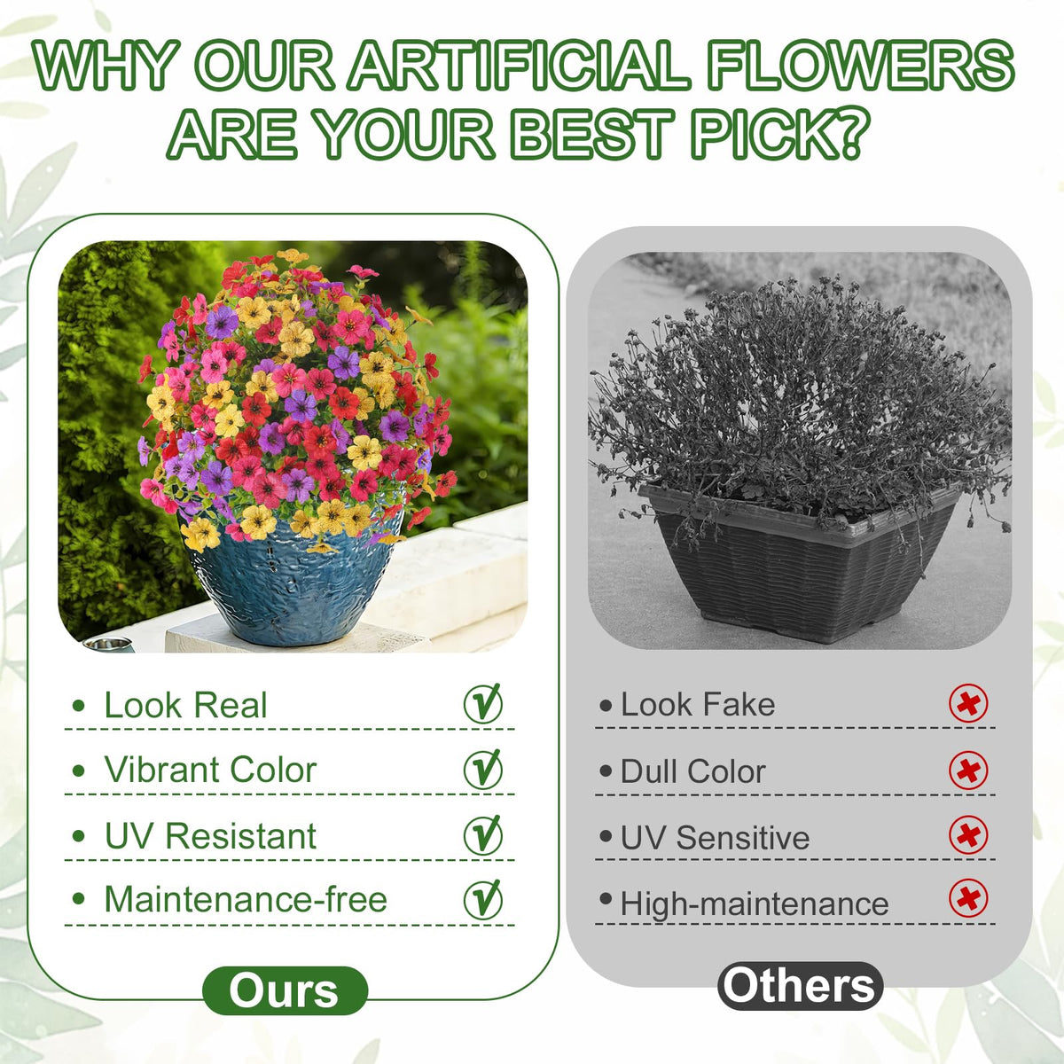 Alupssuc indoor and outdoor topiary decor for porch and garden
