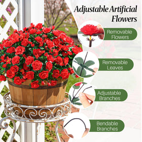 Alupssuc weatherproof camellia blooms for durable outdoor arrangements.