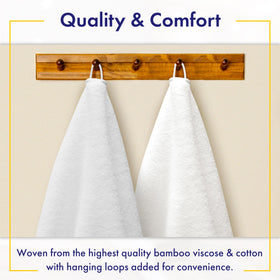 Alusa Home odor-resistant, OEKO-TEX certified towels stay fresh longer.