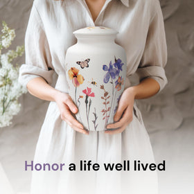 Always With Us large urn threaded lid for secure ashes
