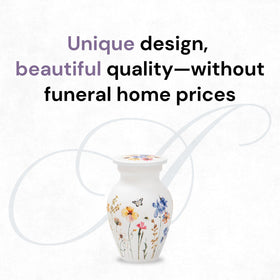 Always With Us threaded-lid urn demonstrating secure ashes resting place