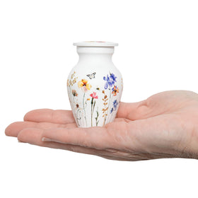 Always With Us wildflower urn front view for home memorial display