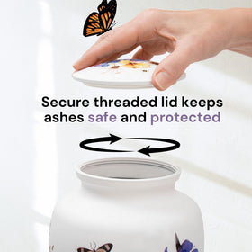 Always With Us wildflower urn is ideal for home memorial displays