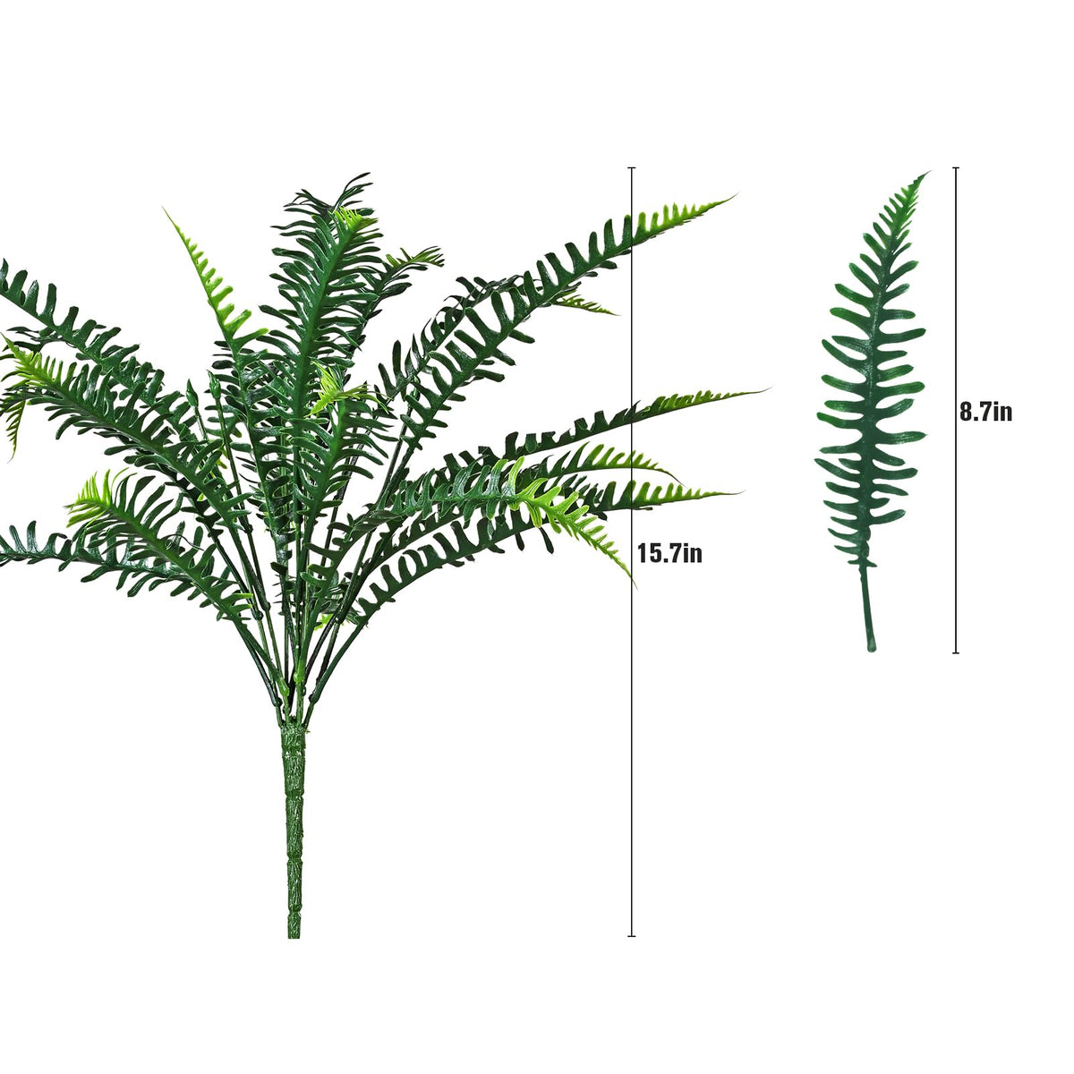 Alyptus artificial greenery sixteen-bundle set adds low-maintenance porch appeal.