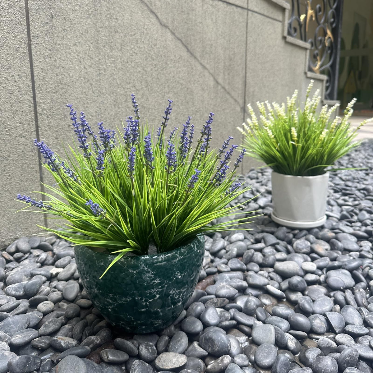 alyptus bendable stems let you shape artificial plants for planters