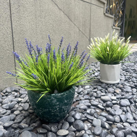 alyptus bendable stems let you shape artificial plants for planters