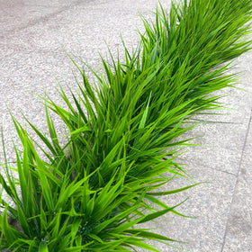 Alyptus faux greenery adds vibrant color with no maintenance.
