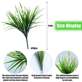 Alyptus faux monkey grass bundles offer UV-resistant greenery for vivid year-round planters.
