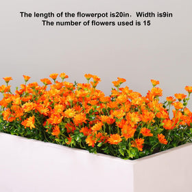 Alyptus silk flowers with double-layered petals for realistic arrangements.