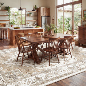 AMADA rug color varies with lighting for mood-changing ambiance