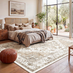 AMADA rug perfect for dining and bedroom layouts with versatile sizing