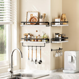 AMADA HOMEFURNISHING torched wood finish, warm aesthetic for bathrooms and kitchens.