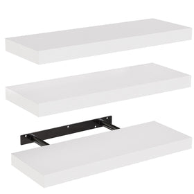 AMADA HomeFurnishing floating shelves with invisible brackets secure wall displays
