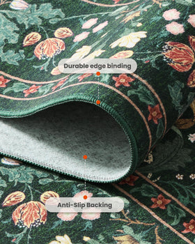 AMADA HOMEFURNISHING green floral design brightens bedrooms and dining spaces with nature-inspired charm.